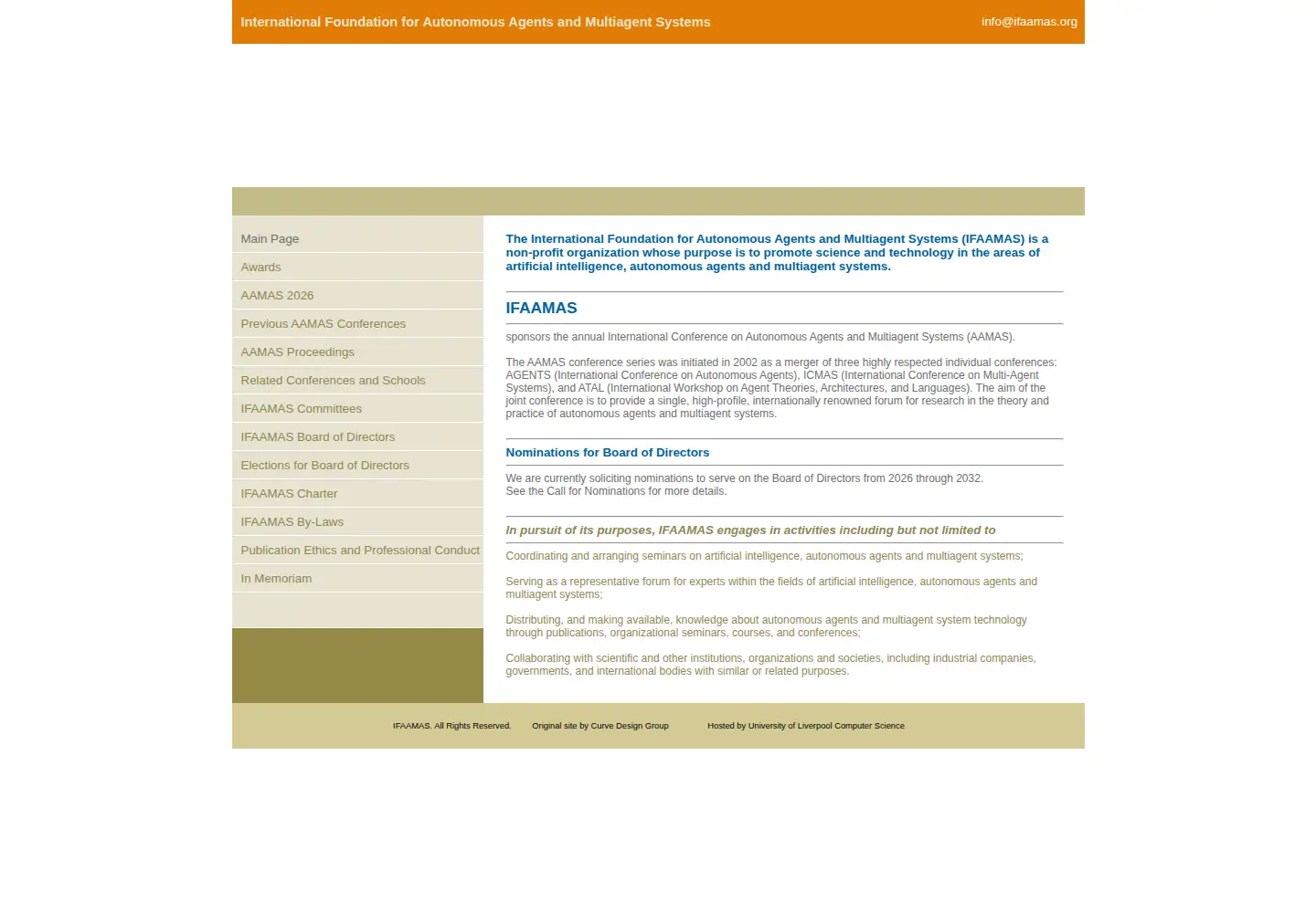 Screenshot of ifaamas.org