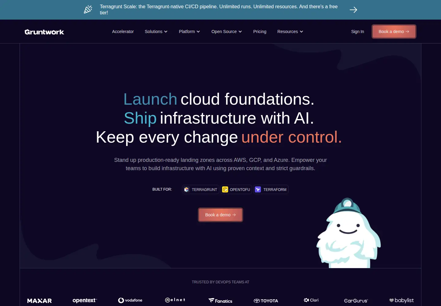 Screenshot of gruntwork.io