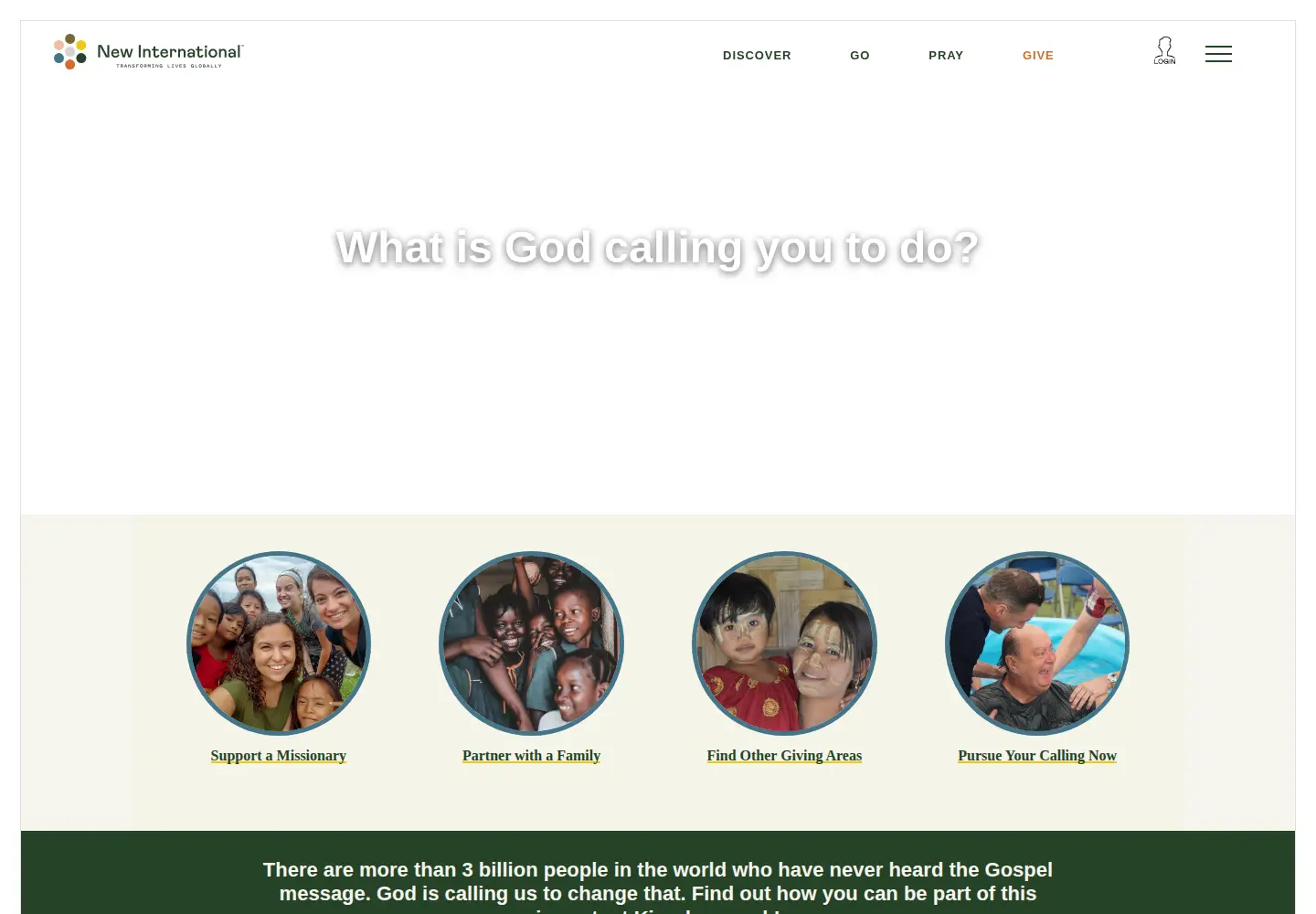 Screenshot of newinternational.org