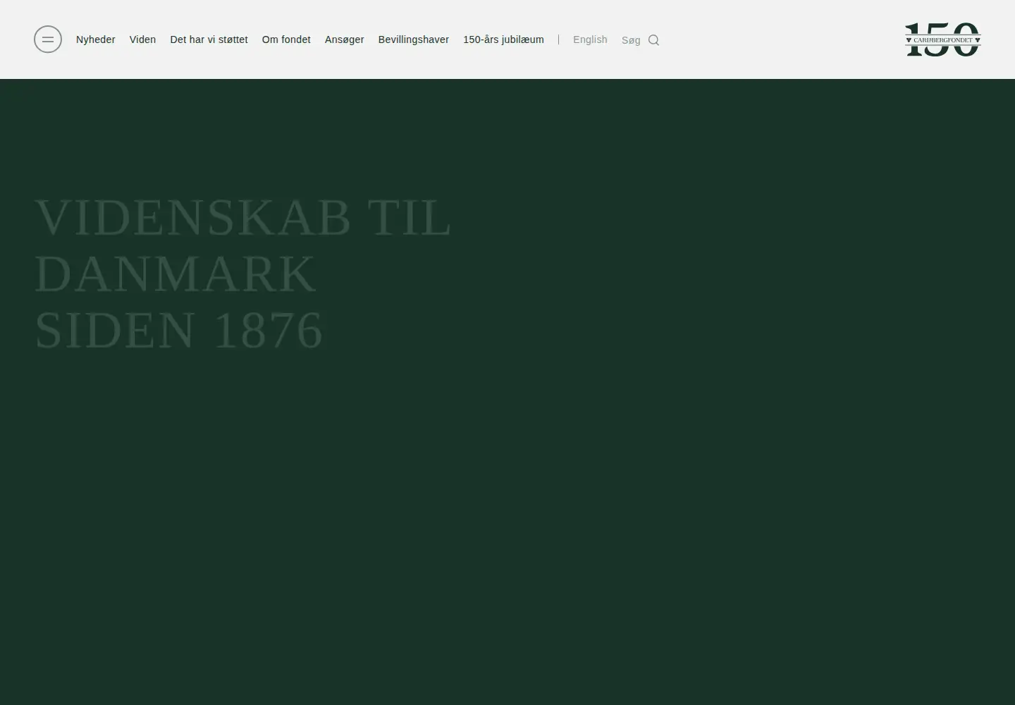 Screenshot of carlsbergfondet.dk