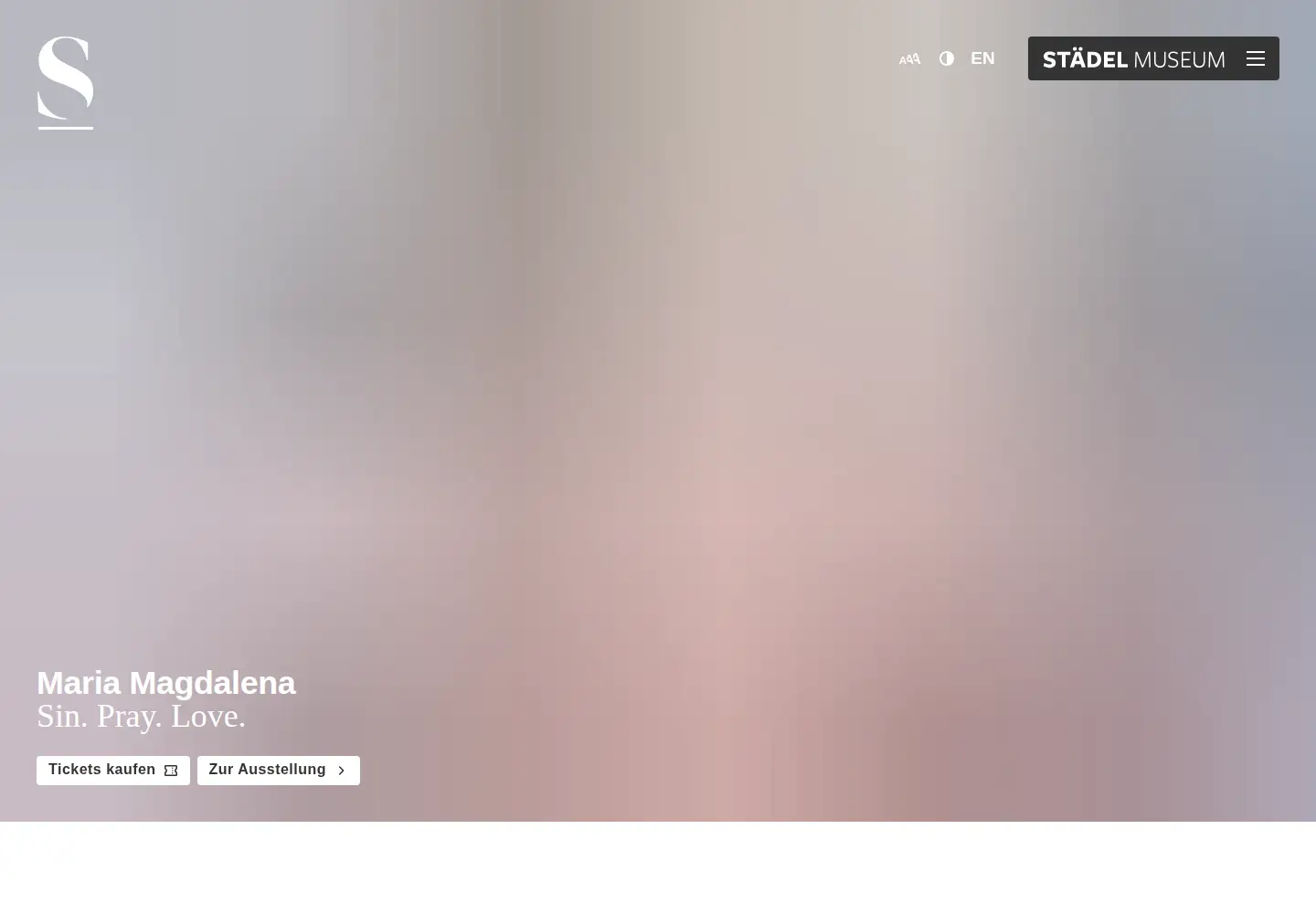 Screenshot of staedelmuseum.de