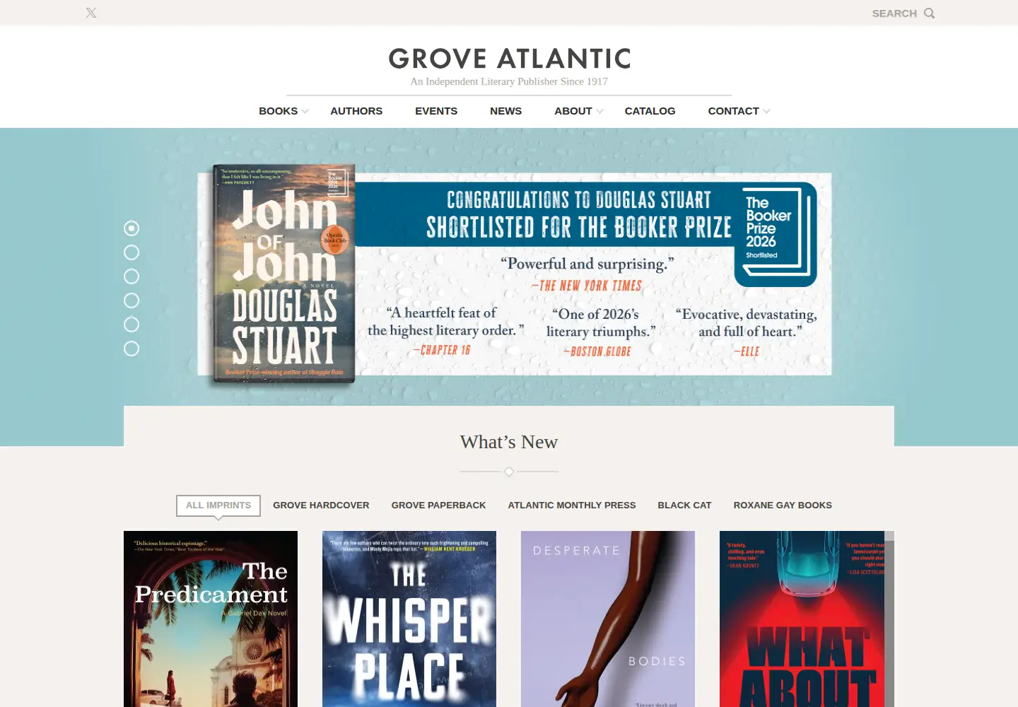 Screenshot of groveatlantic.com