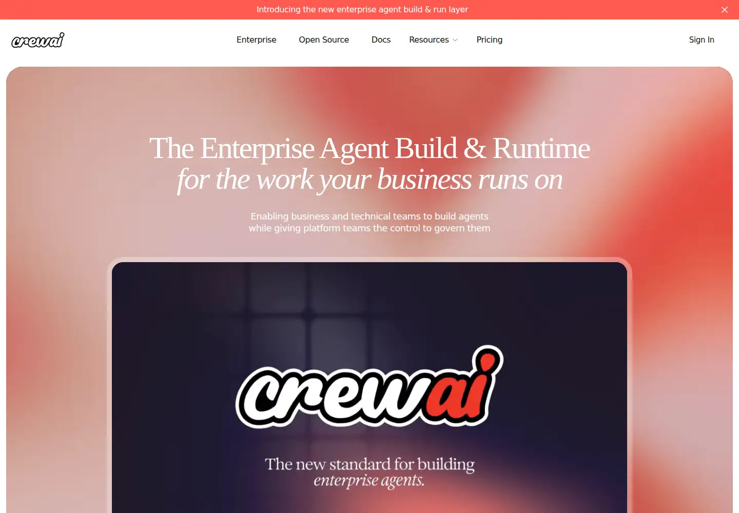 Screenshot of crewai.com