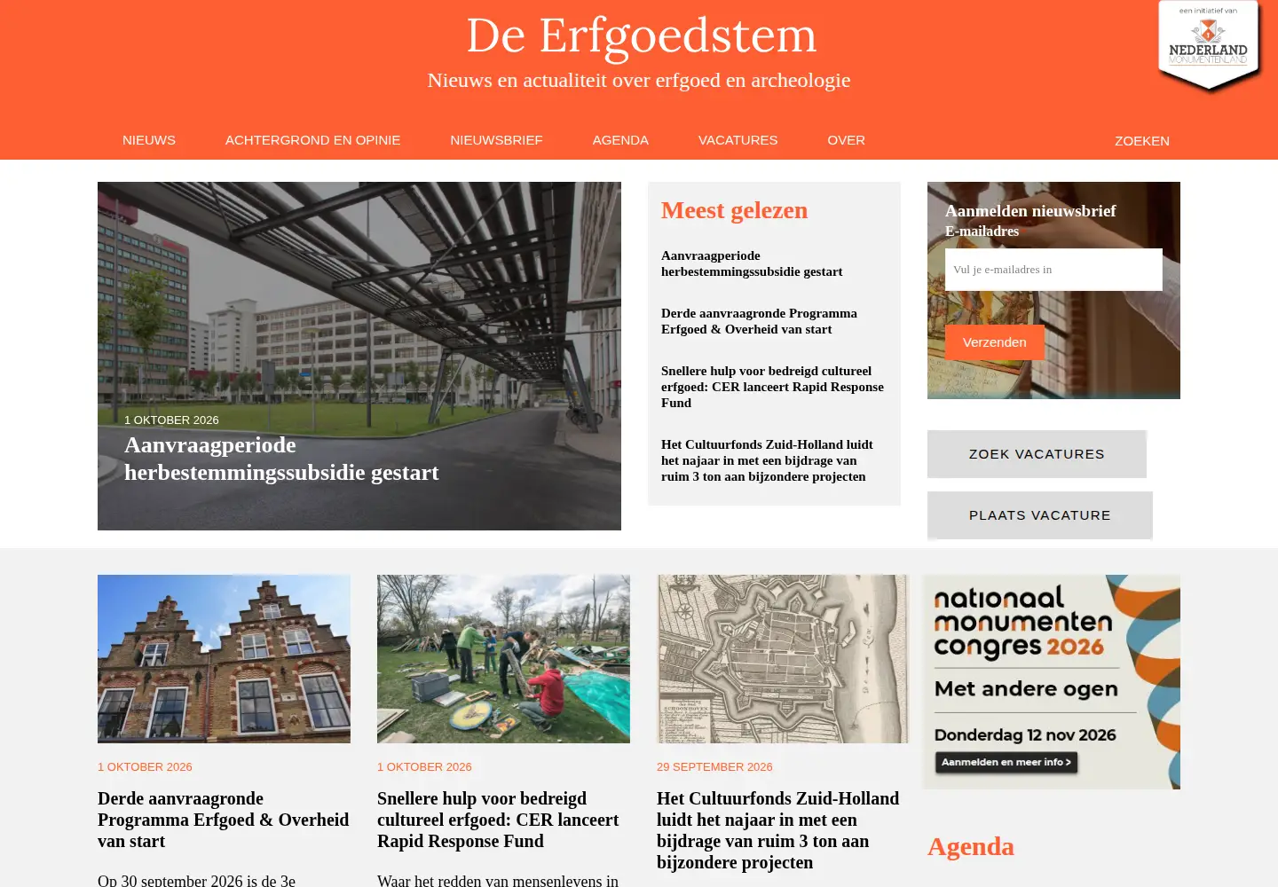 Screenshot of erfgoedstem.nl