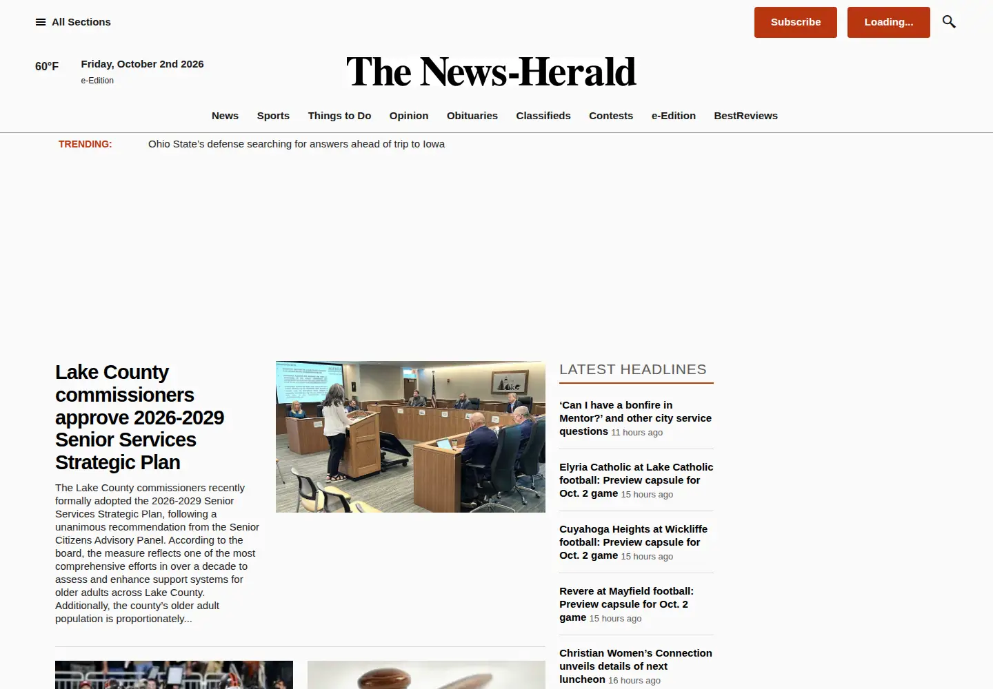 Screenshot of news-herald.com