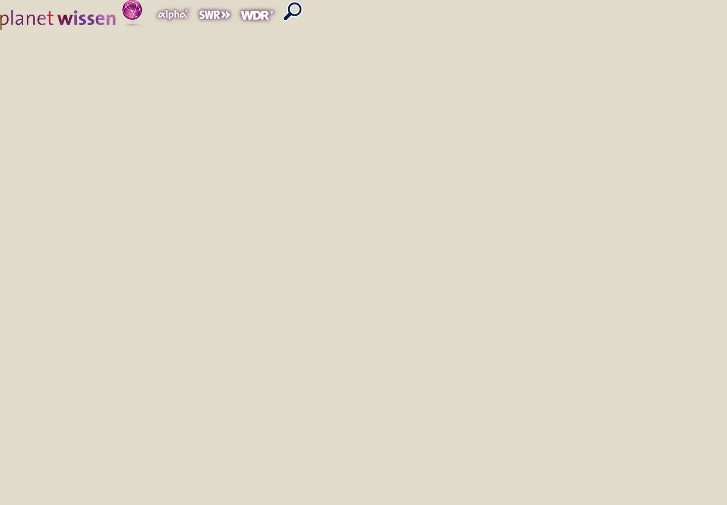 Screenshot of planet-wissen.de