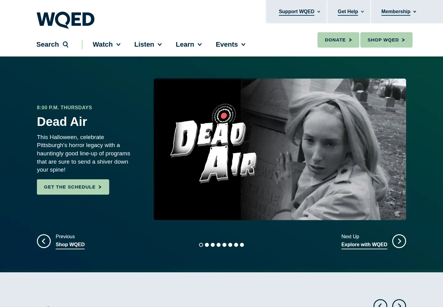 Screenshot of wqed.org
