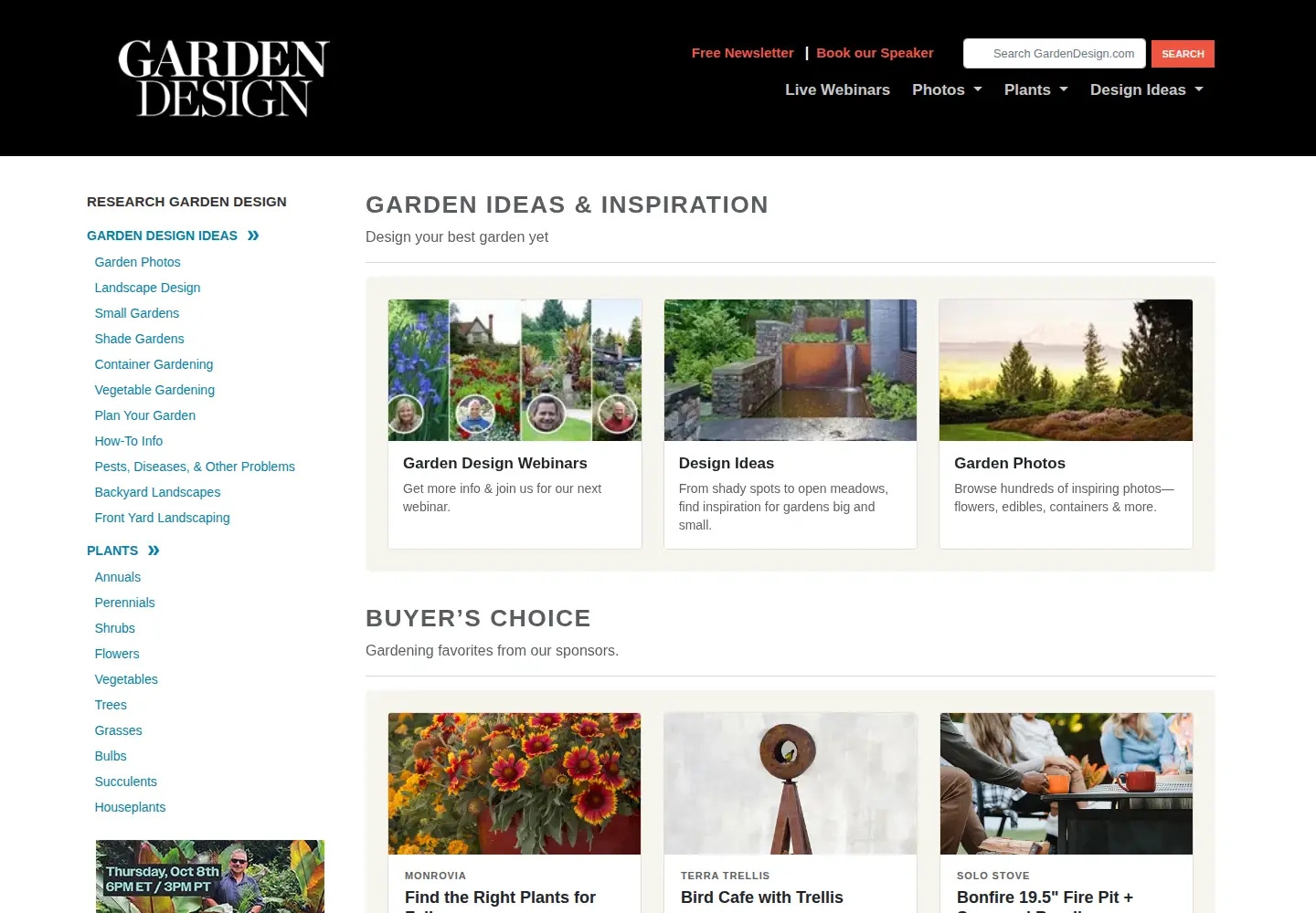 Screenshot of gardendesign.com