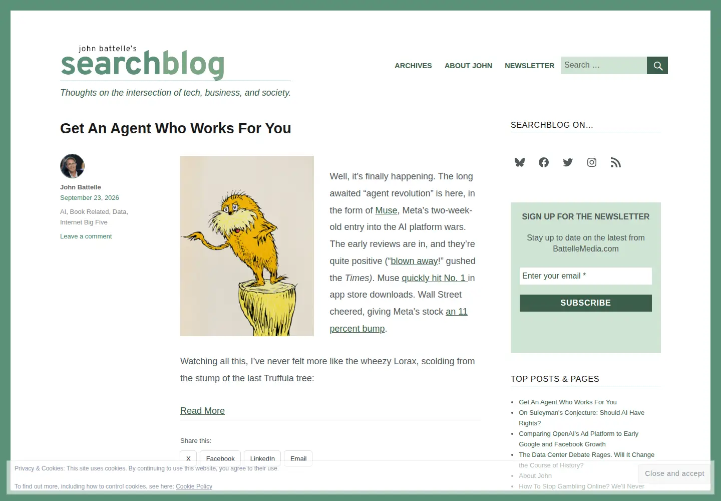Screenshot of battellemedia.com