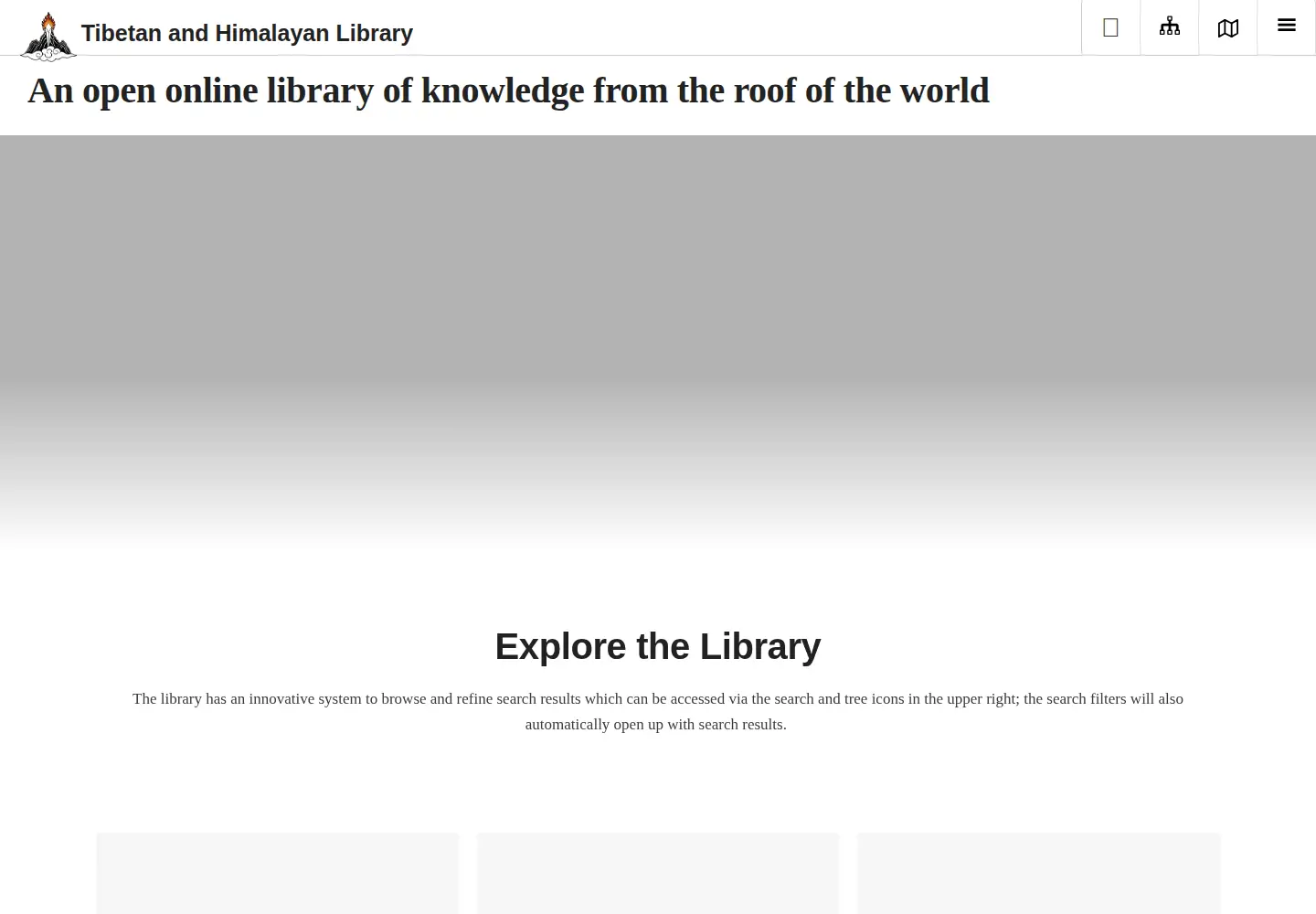 Screenshot of thlib.org
