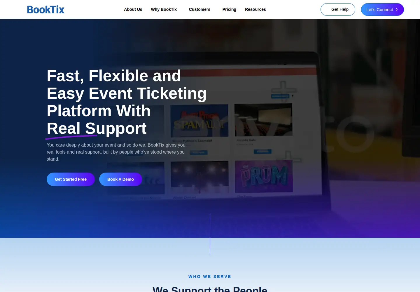 Screenshot of booktix.com