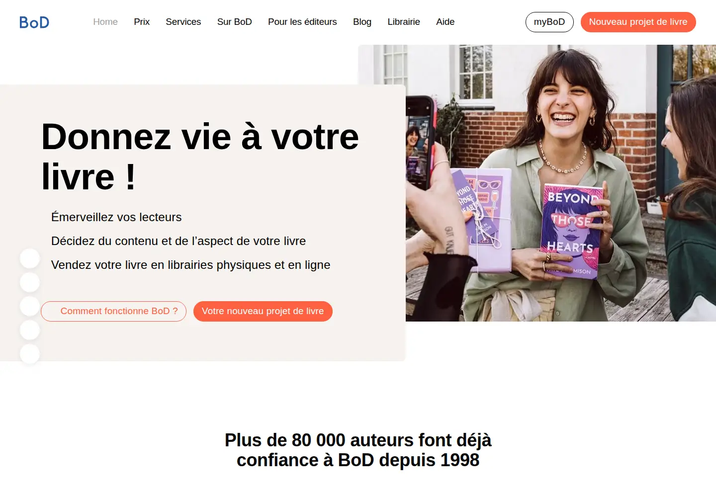 Screenshot of bod.fr