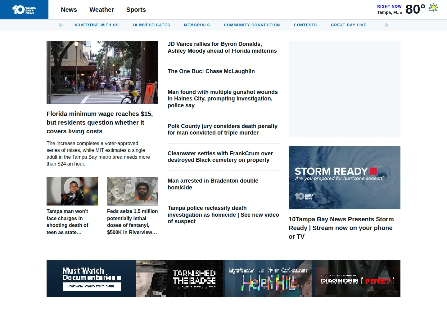 Screenshot of wtsp.com