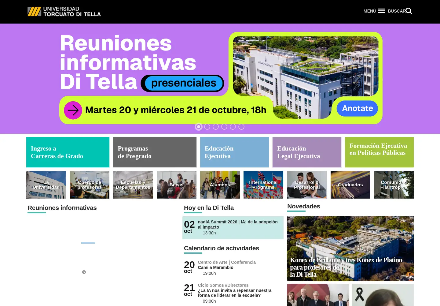 Screenshot of utdt.edu