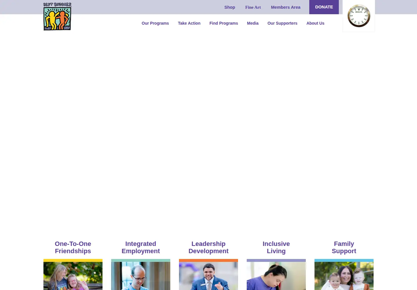 Screenshot of bestbuddies.org