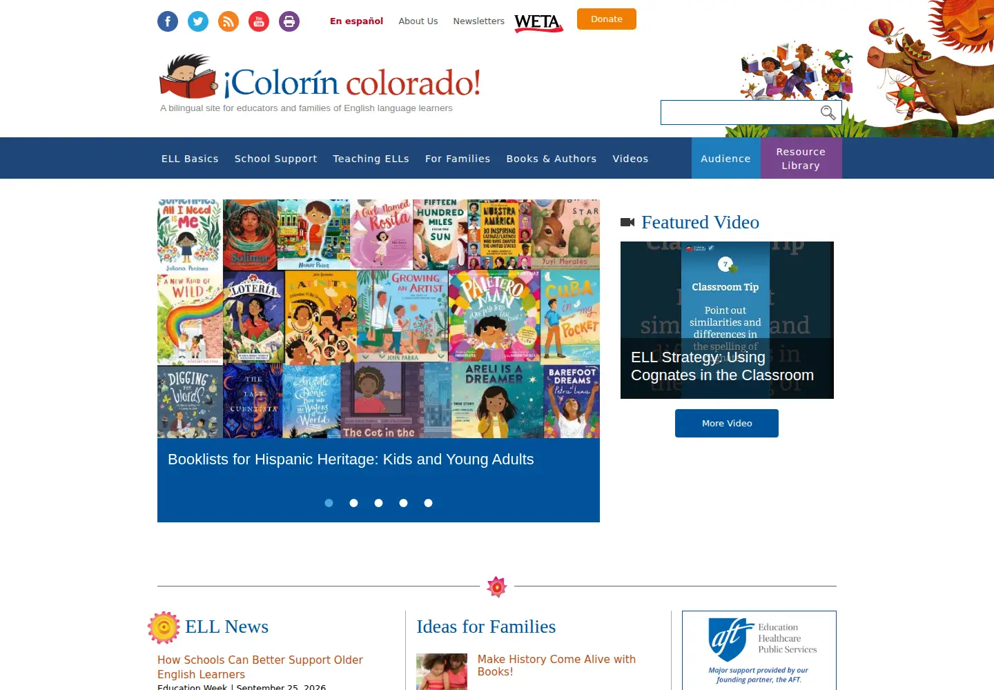 Screenshot of colorincolorado.org