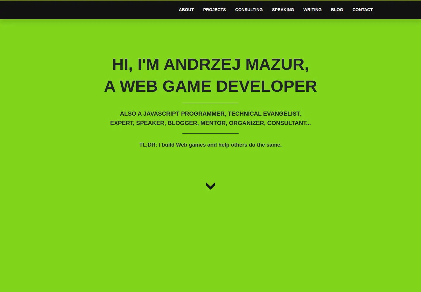 Screenshot of end3r.com