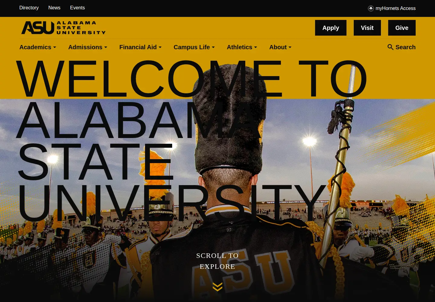 Screenshot of alasu.edu