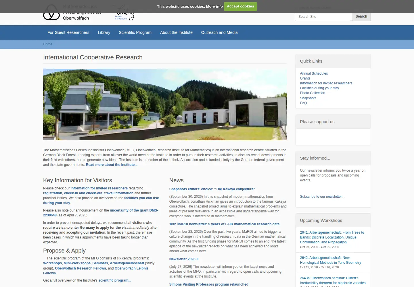 Screenshot of mfo.de