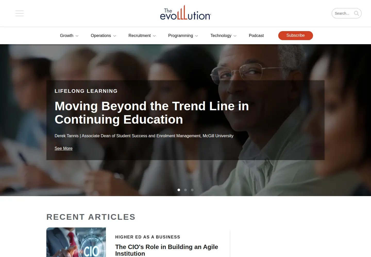 Screenshot of evolllution.com