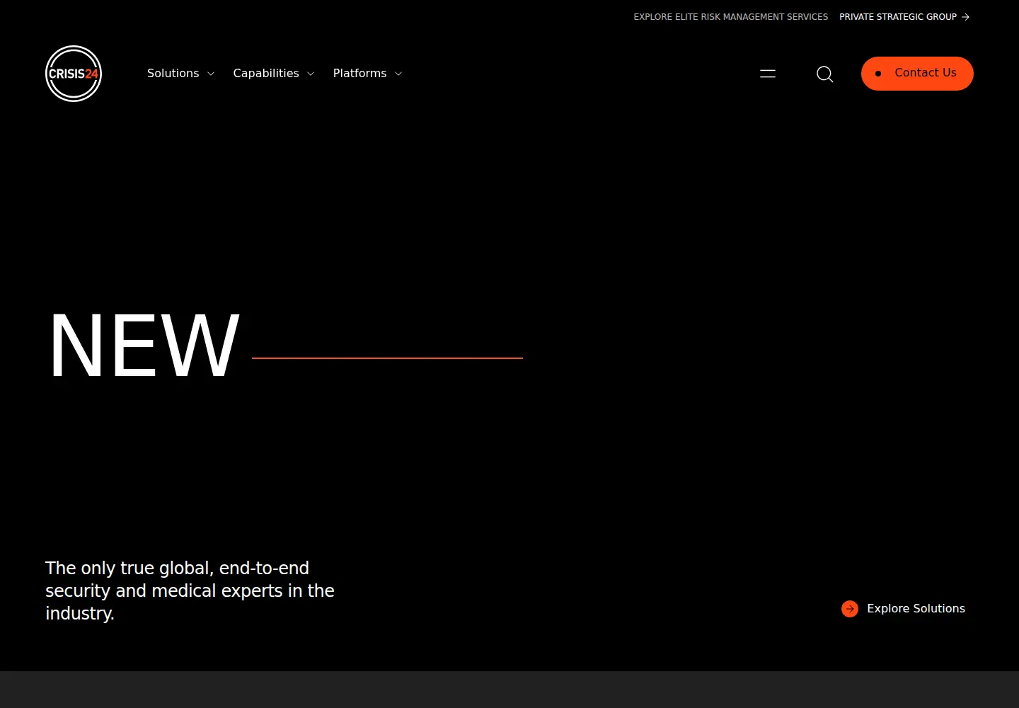 Screenshot of crisis24.com