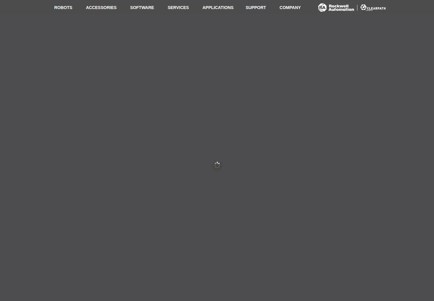 Screenshot of clearpathrobotics.com