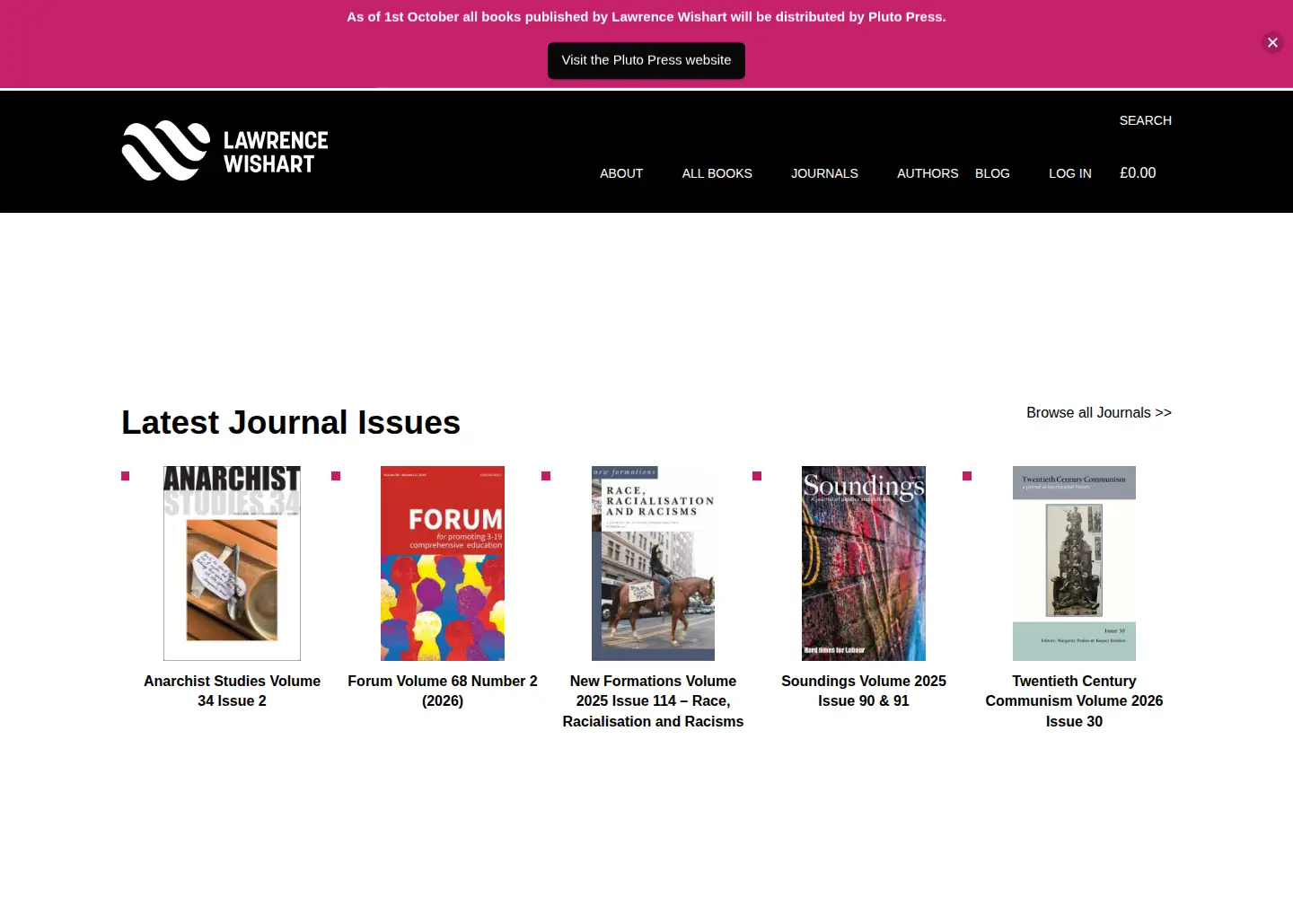Screenshot of lwbooks.co.uk