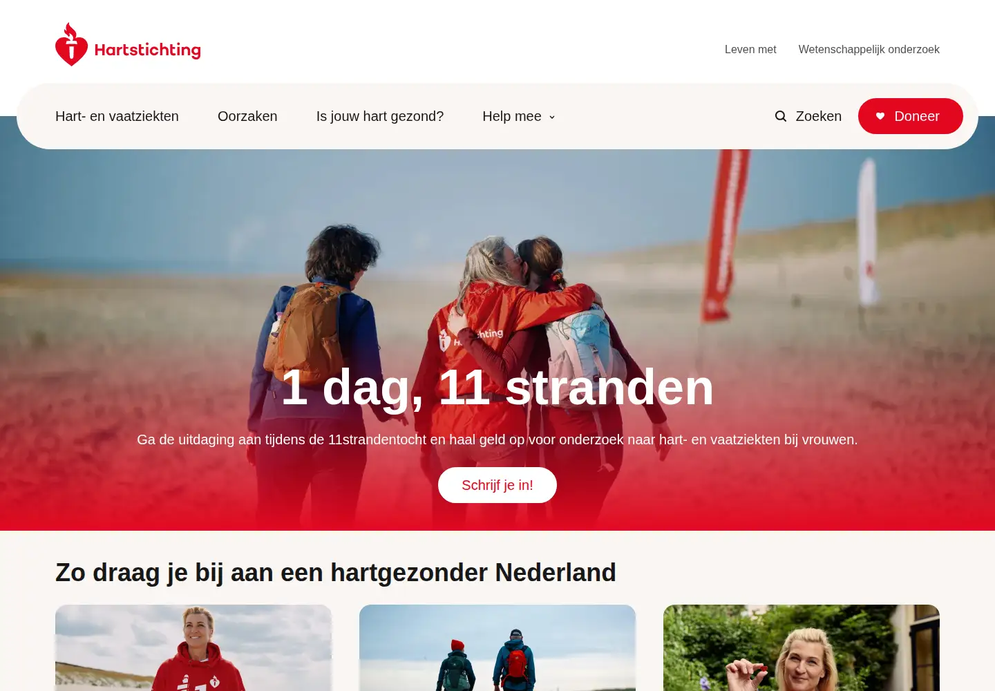 Screenshot of hartstichting.nl
