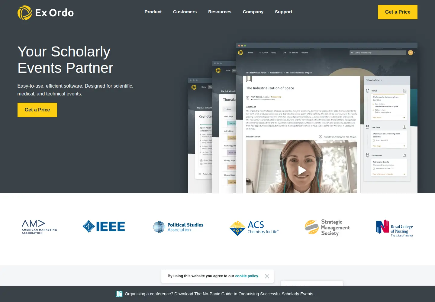 Screenshot of exordo.com