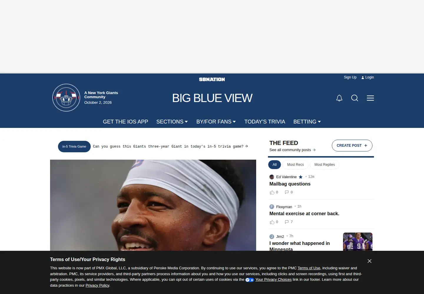 Screenshot of bigblueview.com