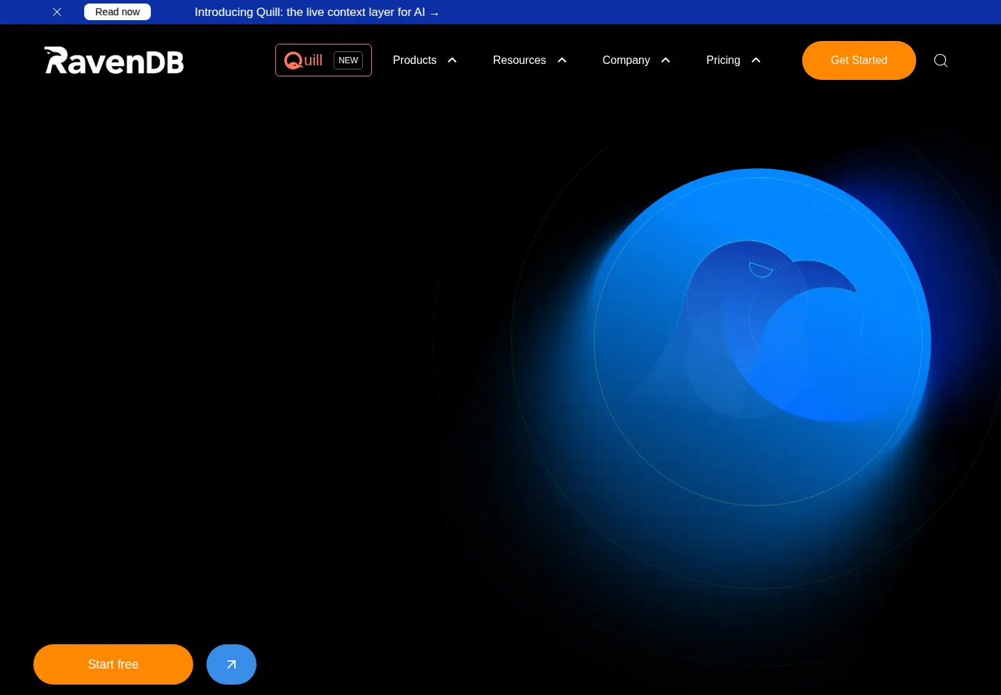 Screenshot of ravendb.net