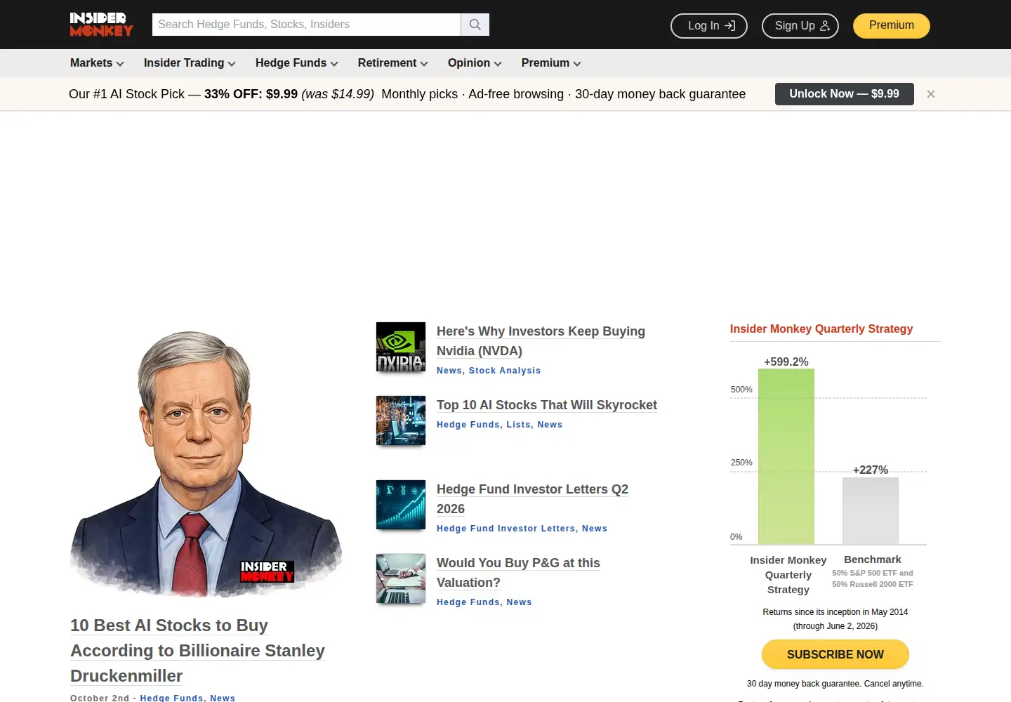 Screenshot of insidermonkey.com