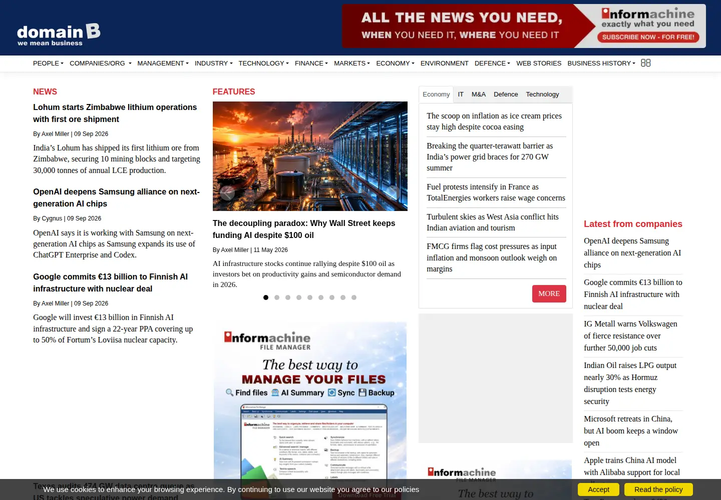 Screenshot of domain-b.com