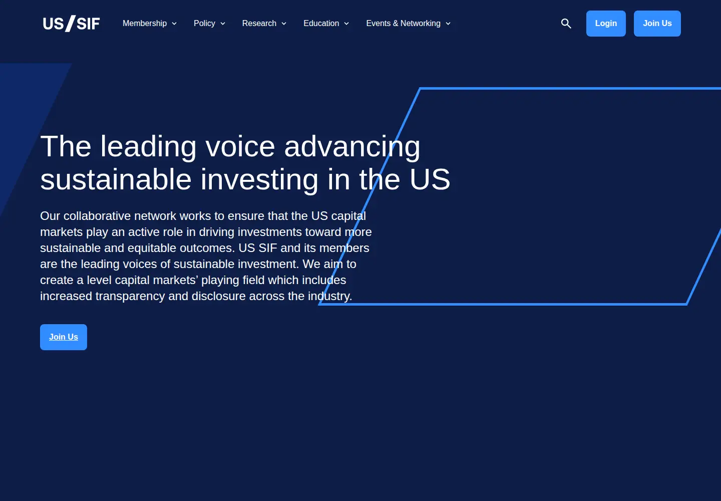 Screenshot of ussif.org