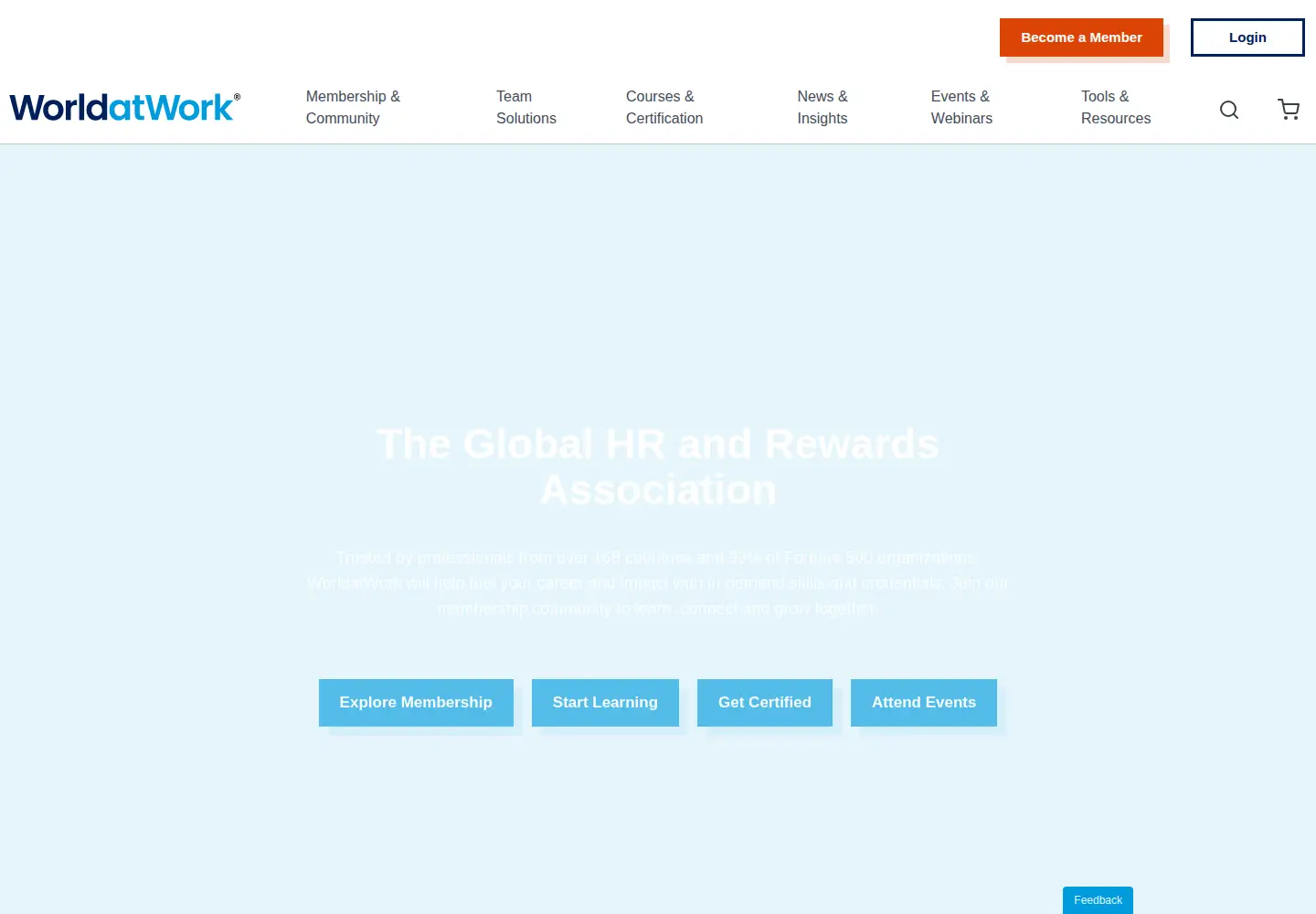 Screenshot of worldatwork.org