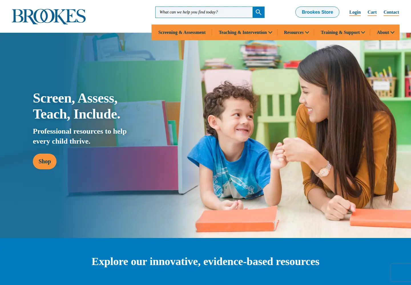 Screenshot of brookespublishing.com