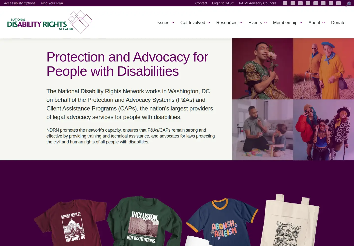 Screenshot of ndrn.org