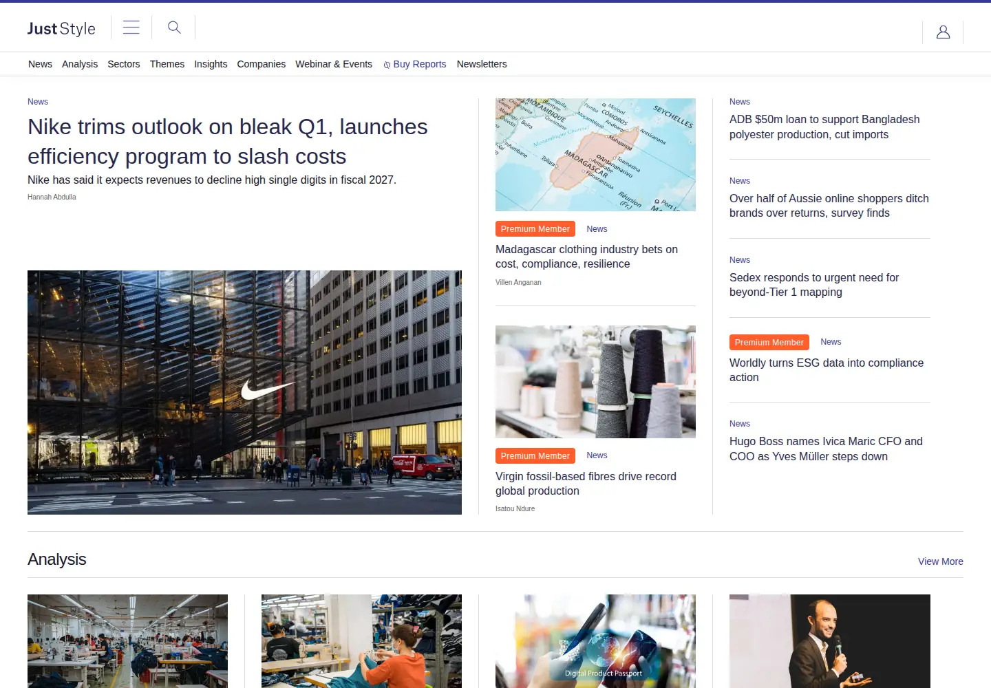 Screenshot of just-style.com