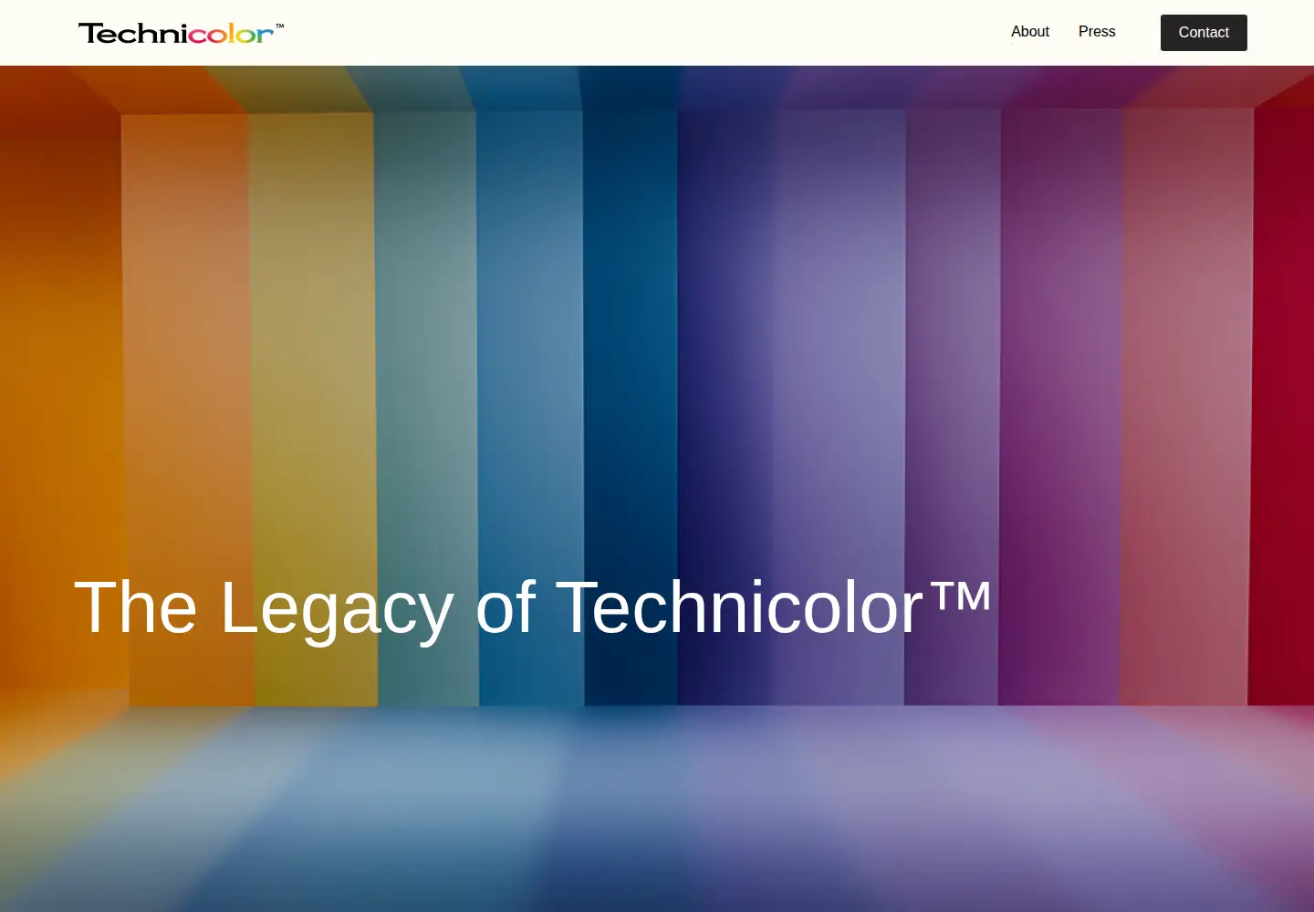 Screenshot of technicolor.com