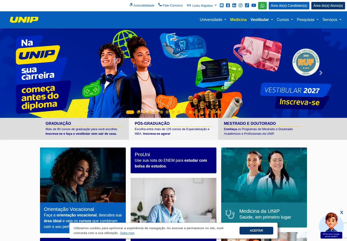 Screenshot of unip.br