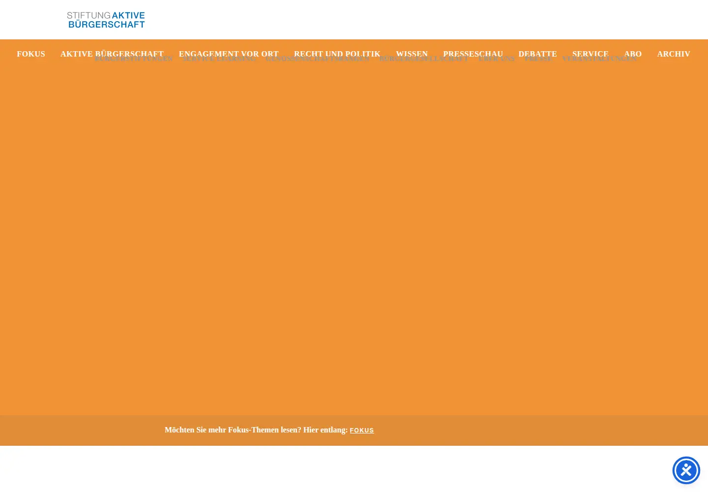 Screenshot of aktive-buergerschaft.de