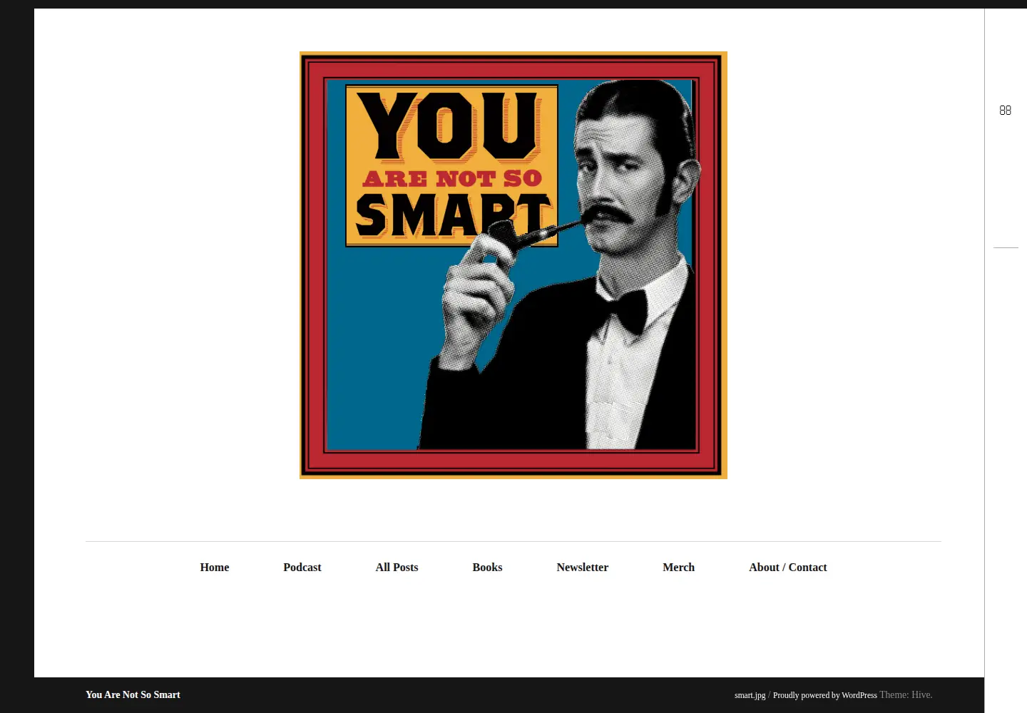 Screenshot of youarenotsosmart.com