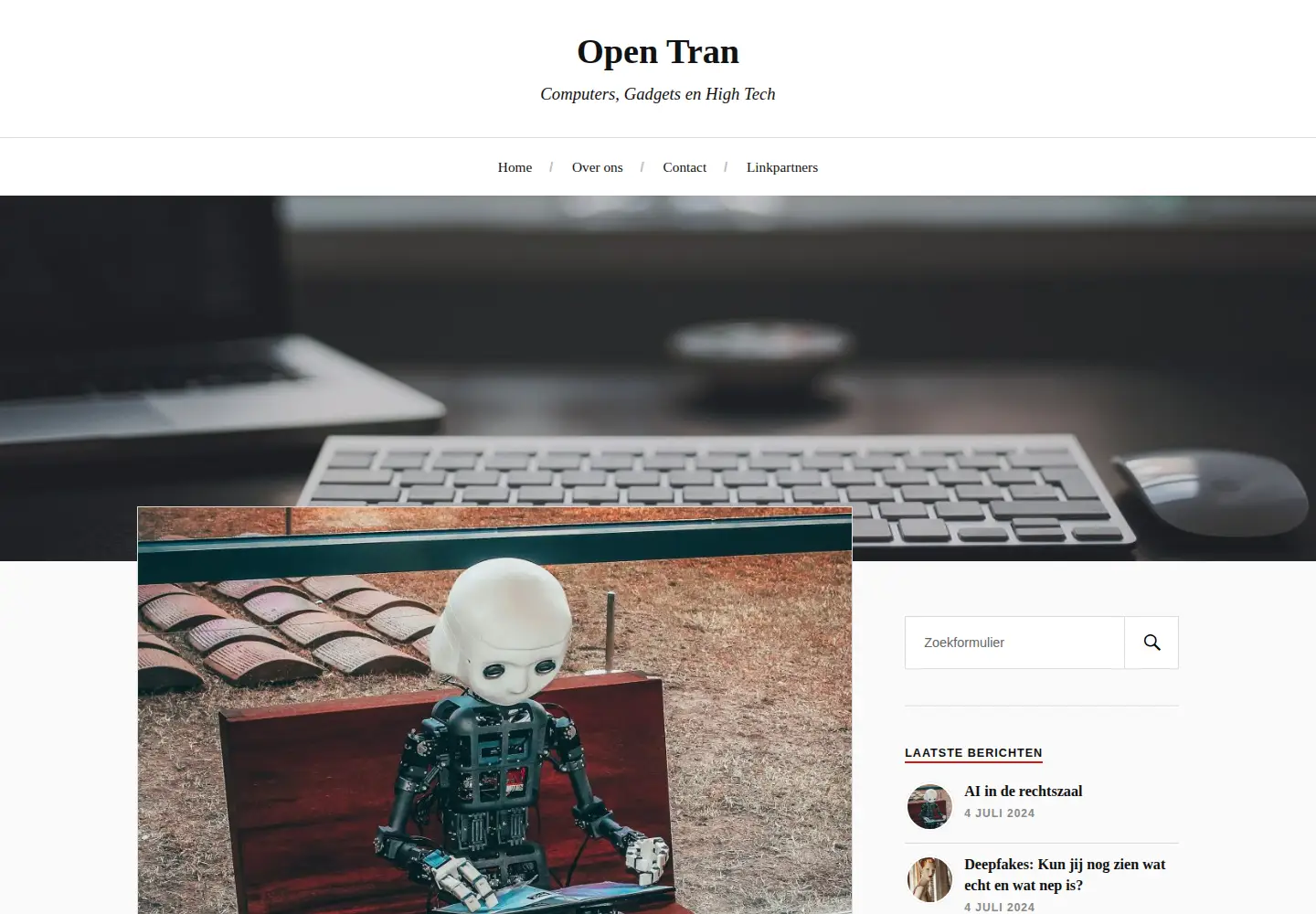 Screenshot of open-tran.eu