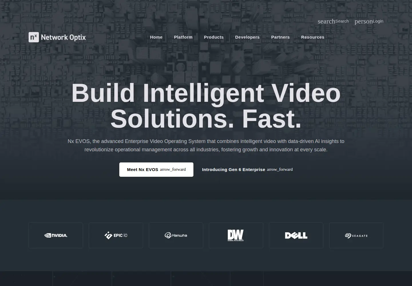 Screenshot of networkoptix.com