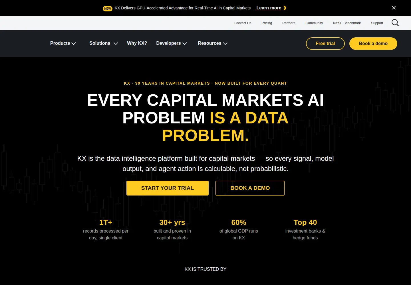 Screenshot of kx.com