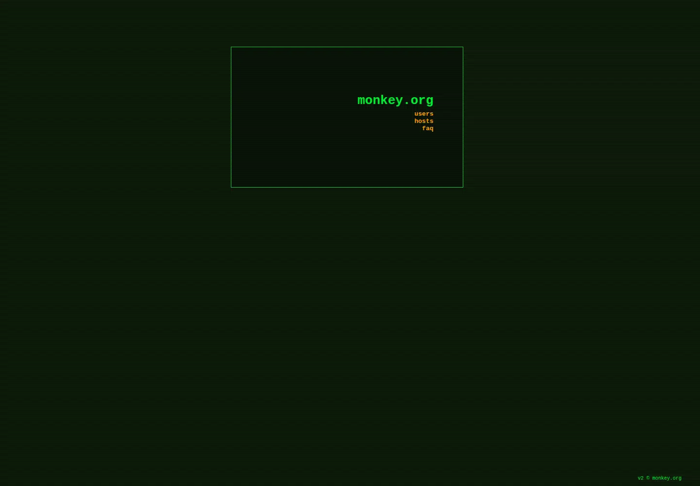 Screenshot of monkey.org
