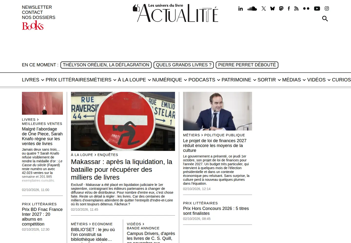 Screenshot of actualitte.com