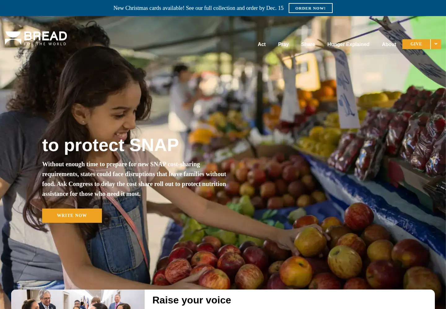 Screenshot of bread.org