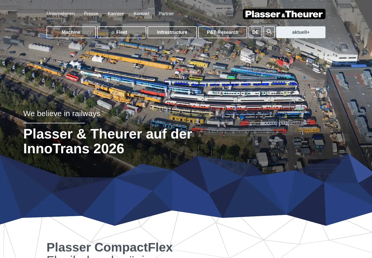 Captured homepage of plassertheurer.com in the current scan