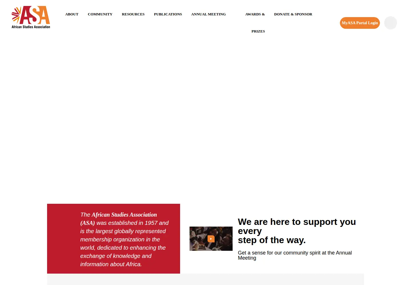 Screenshot of africanstudies.org